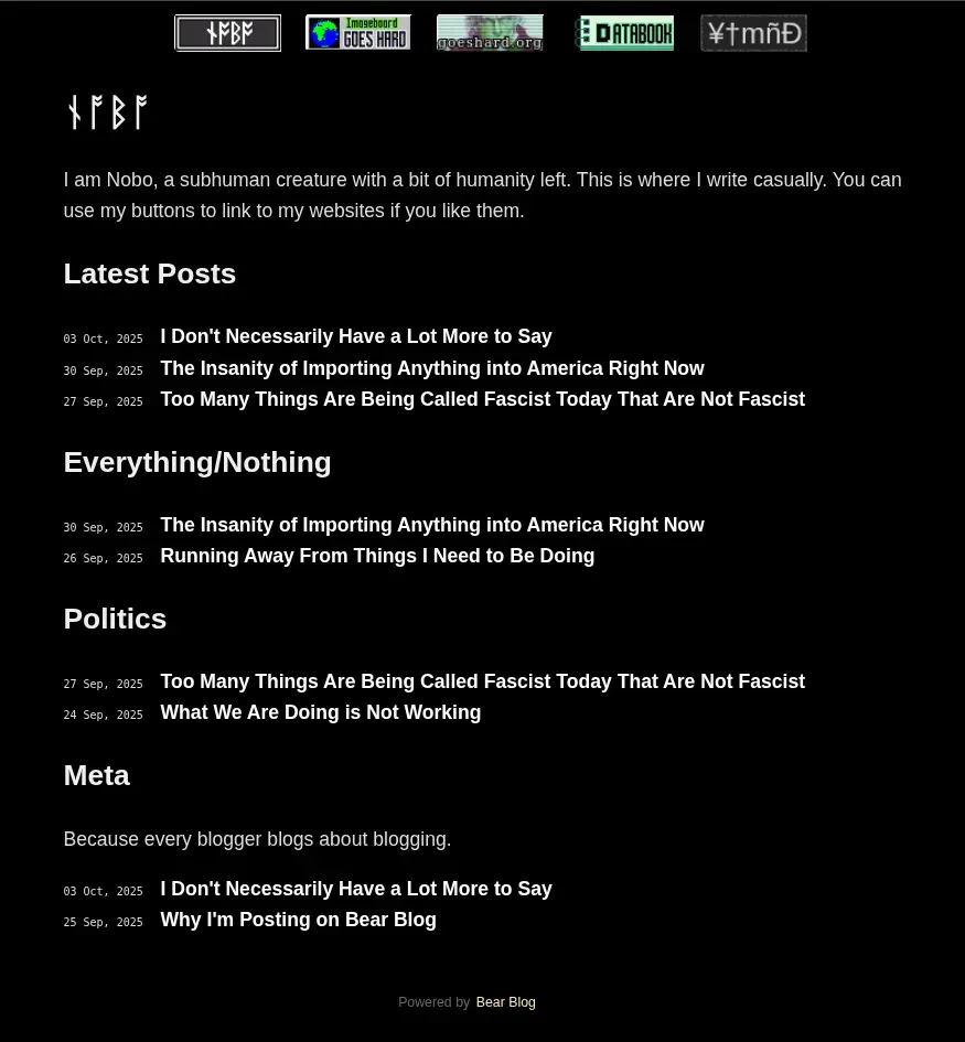 Simple Bear Blog Theme